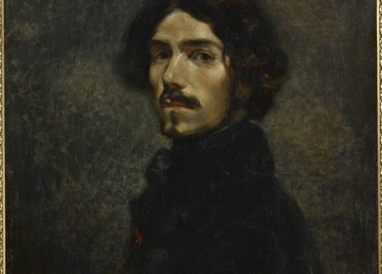 Hippolyte-Charles Gaultron, Portrait de Delacroix, d’après celui aux Offices
