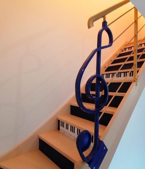 Escalier Blue Music