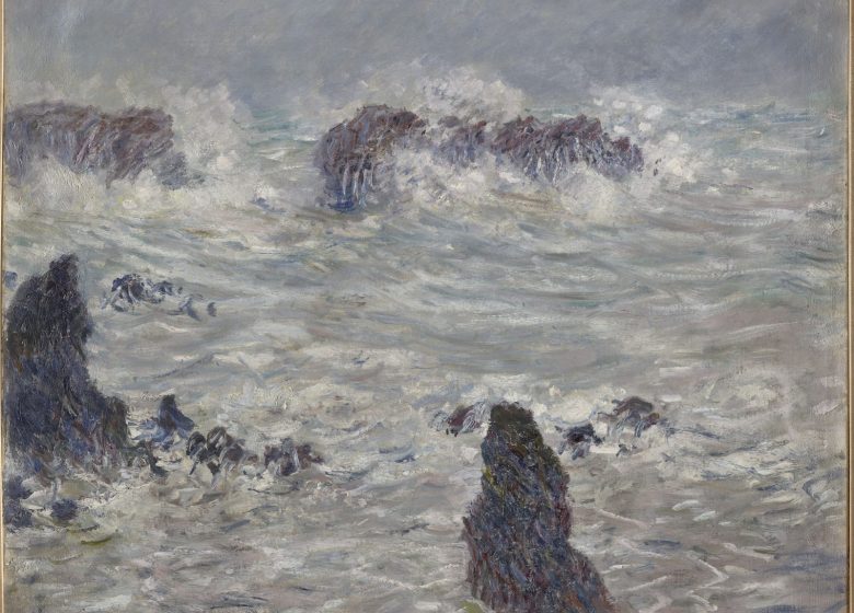 Monet, Tempete, cotes de Belle-Ile, musée d’Orsay